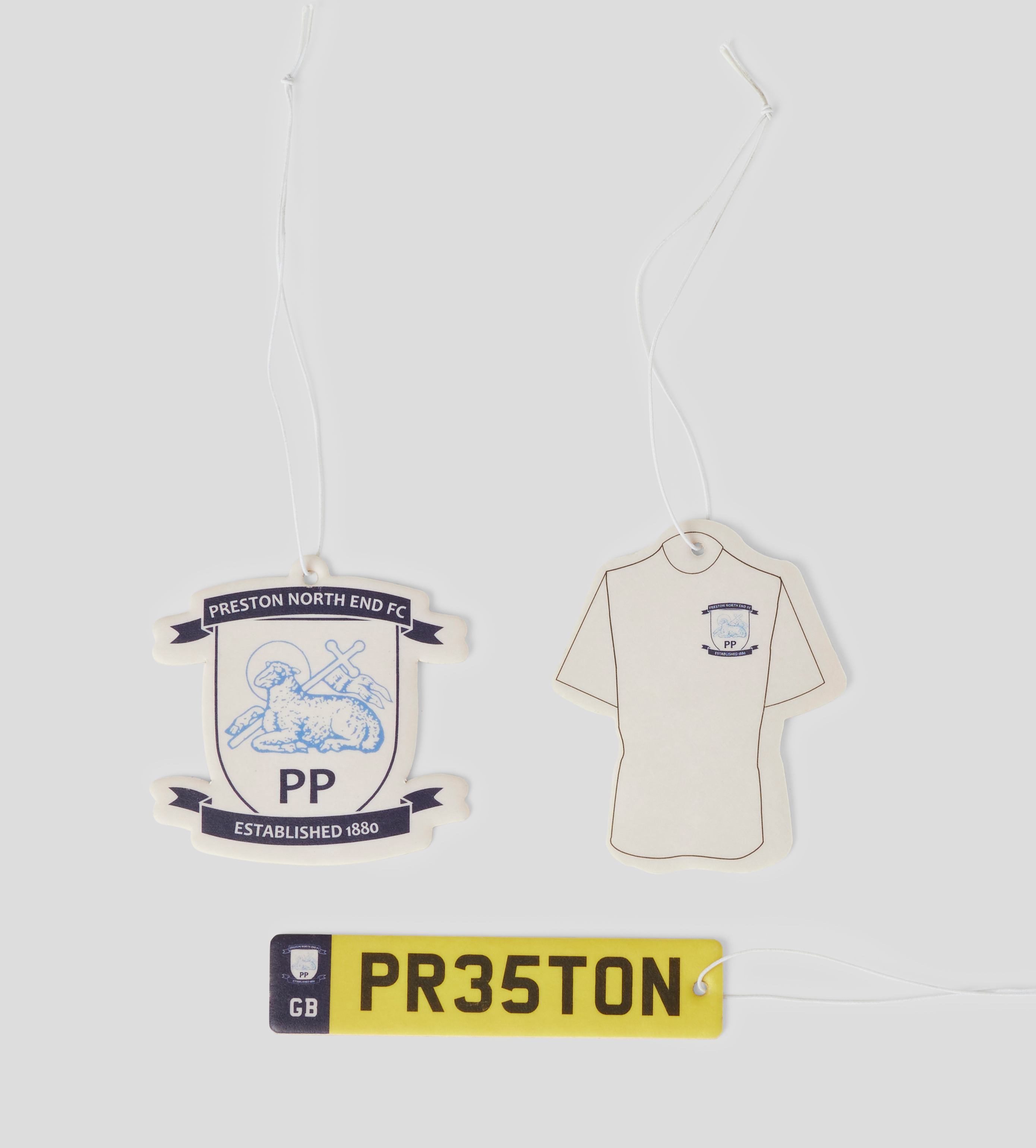 PRESTON NORTH END 3 PACK AIR FRESHENERS