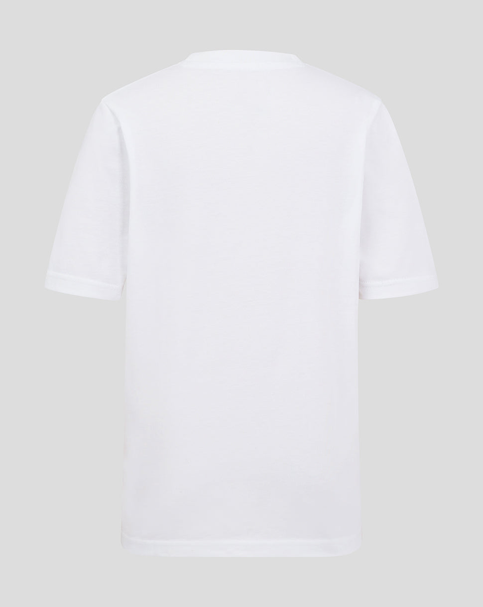 JUNIOR 24/25 CORE CREST T-SHIRT 1 - WHITE