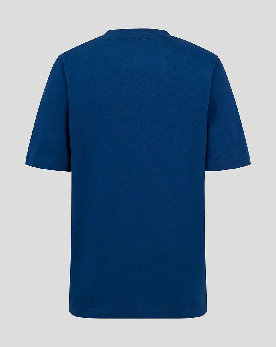 JUNIOR 24/25 CREST T-SHIRT - NAVY