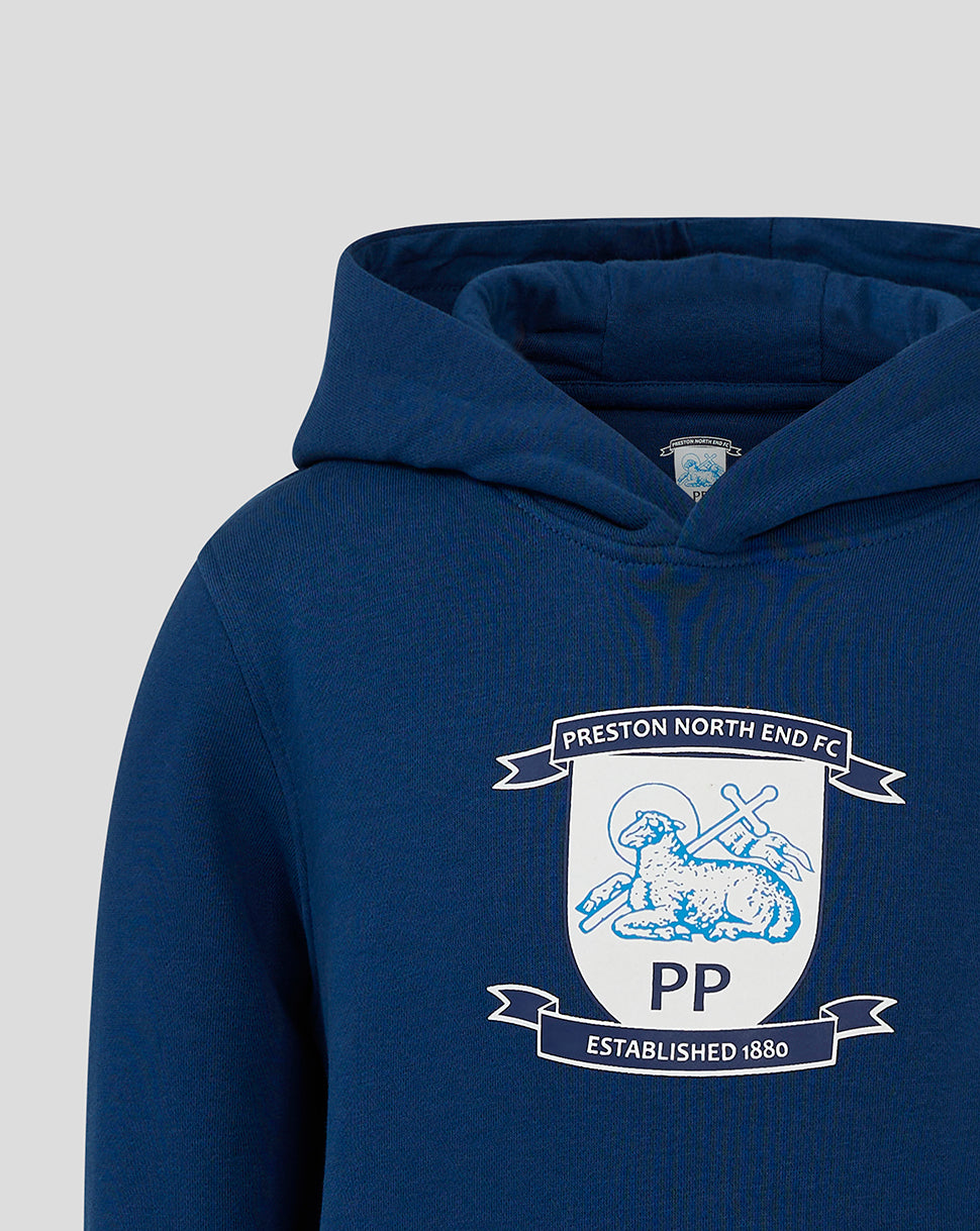 JUNIOR 24/25 CORE HOODIE - NAVY