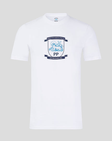 MEN'S 24/25 CORE CREST T-SHIRT 1 - WHITE