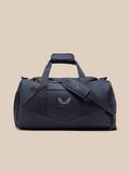 Midnight Navy Core Holdall front view with handles and shoulder strap on beige background