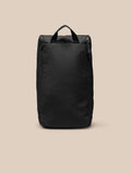 Active Boot Bag in black with top carry handle and vertical side zipper, durable woven fabric.