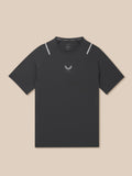 Apex Training T Shirt in gunmetal gray with reflective shoulder accents and a centered Castore logo on the chest