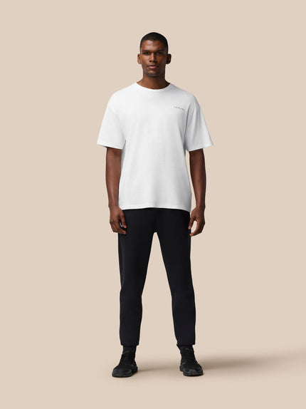Flex Cotton T-Shirt- White/Black