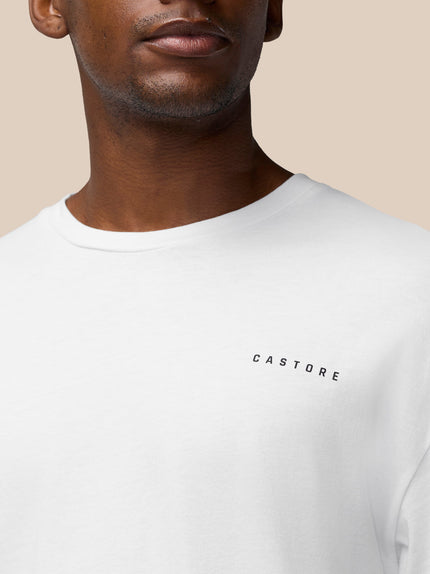 Flex Cotton T-Shirt- White/Black