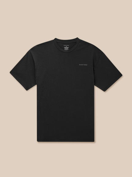 Flex Cotton T-Shirt- Black/Gunmetal