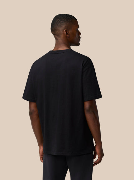 Flex Cotton T-Shirt- Black/Gunmetal