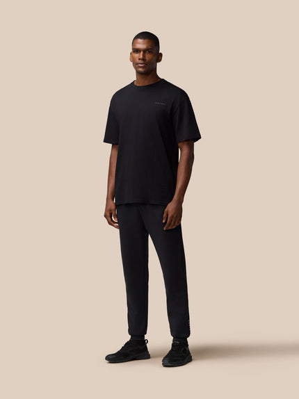 Flex Cotton T-Shirt- Black/Gunmetal