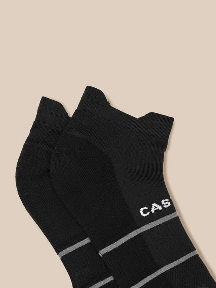 Active 3 Pack Ankle Socks - Black