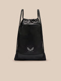 Black Active Training Gymsack with drawstring closure and Castore branding on the front