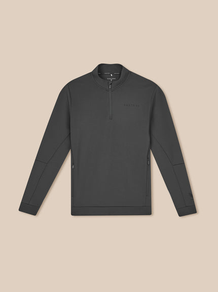 Menâ€™s Flex Long Sleeve Quarter Zip Sweatshirt - Gunmetal