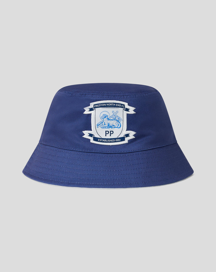 PRESTON NORTH END REVERSIBLE BUCKET HAT - WHITE