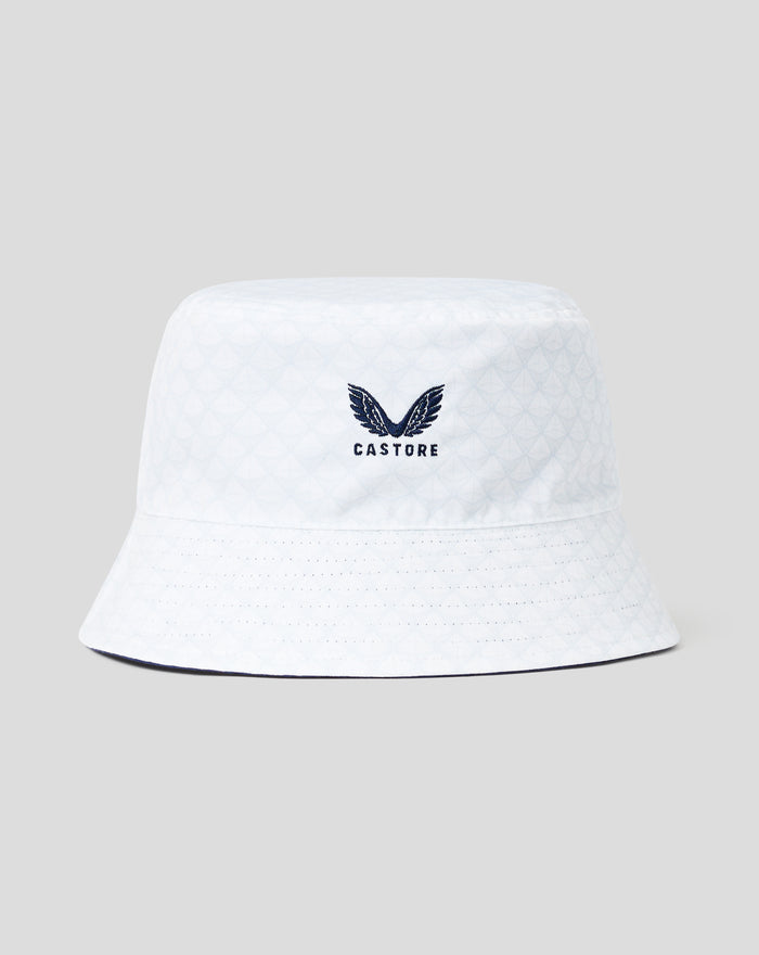 PRESTON NORTH END REVERSIBLE BUCKET HAT - WHITE