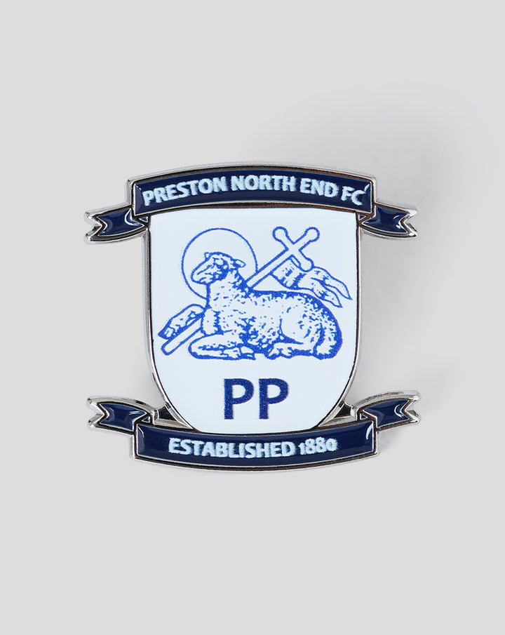 PRESTON NORTH END PIN BADGE (CREST)