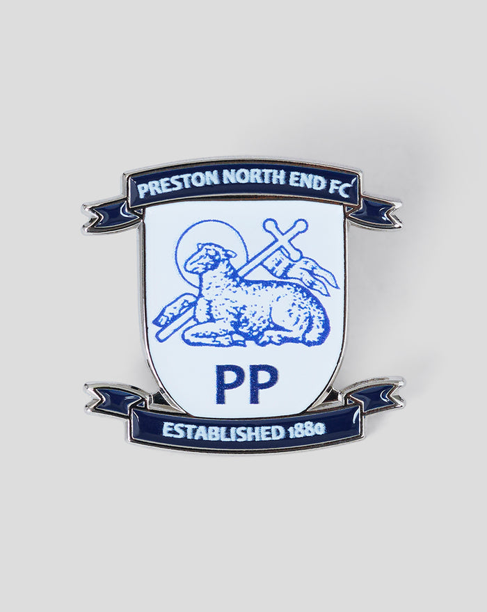 PRESTON NORTH END PIN BADGE (CREST)