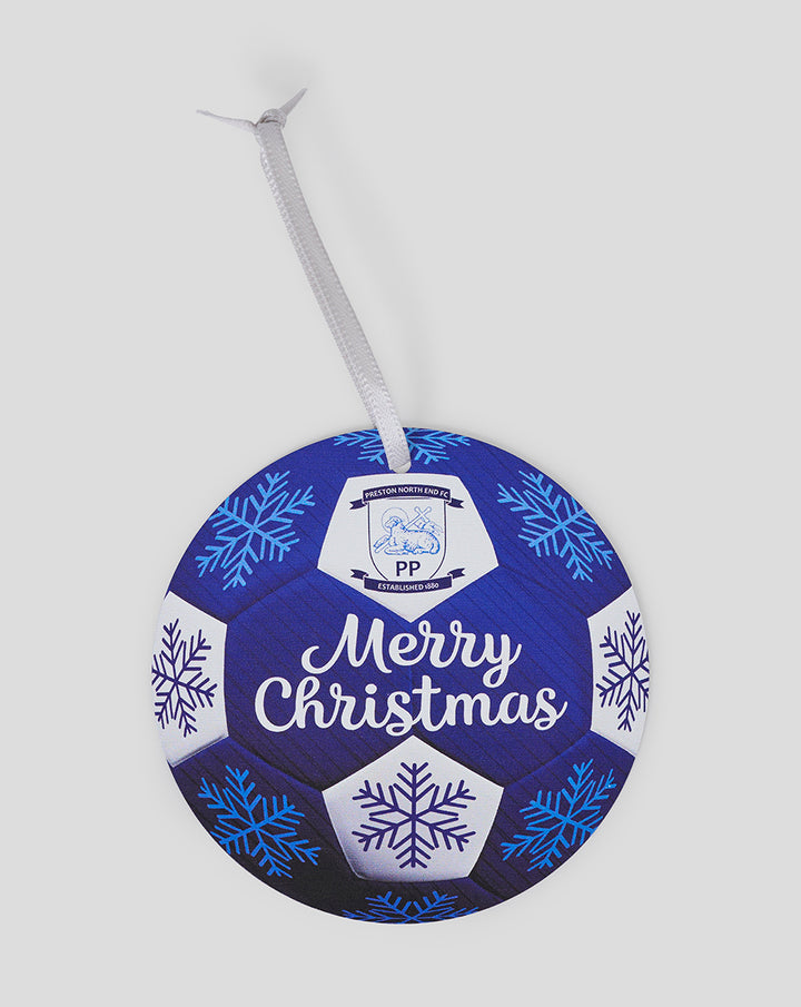 PRESTON NORTH END CHRISTMAS FOOTBALL DANGLER