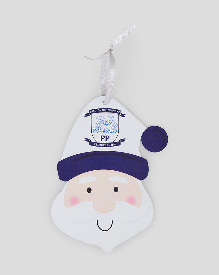 PRESTON NORTH END CHRISTMAS SANTA DANGLER