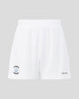 White junior away shorts with Preston North End crest on left leg and Castore logo on right leg