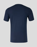 Back view of navy Preston North End travel T shirt with a plain design.
