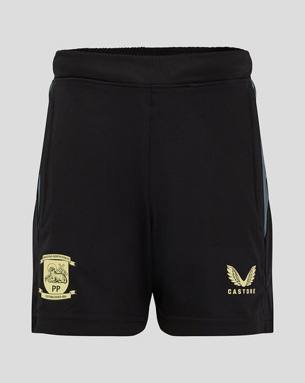 JUNIOR 24/25 TRAINING SHORTS WITH POCKETS - BLACK