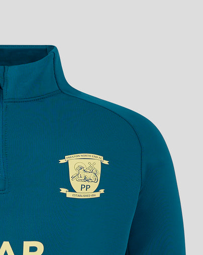 JUNIOR 24/25 TRAINING 1/4 ZIP - BLUE