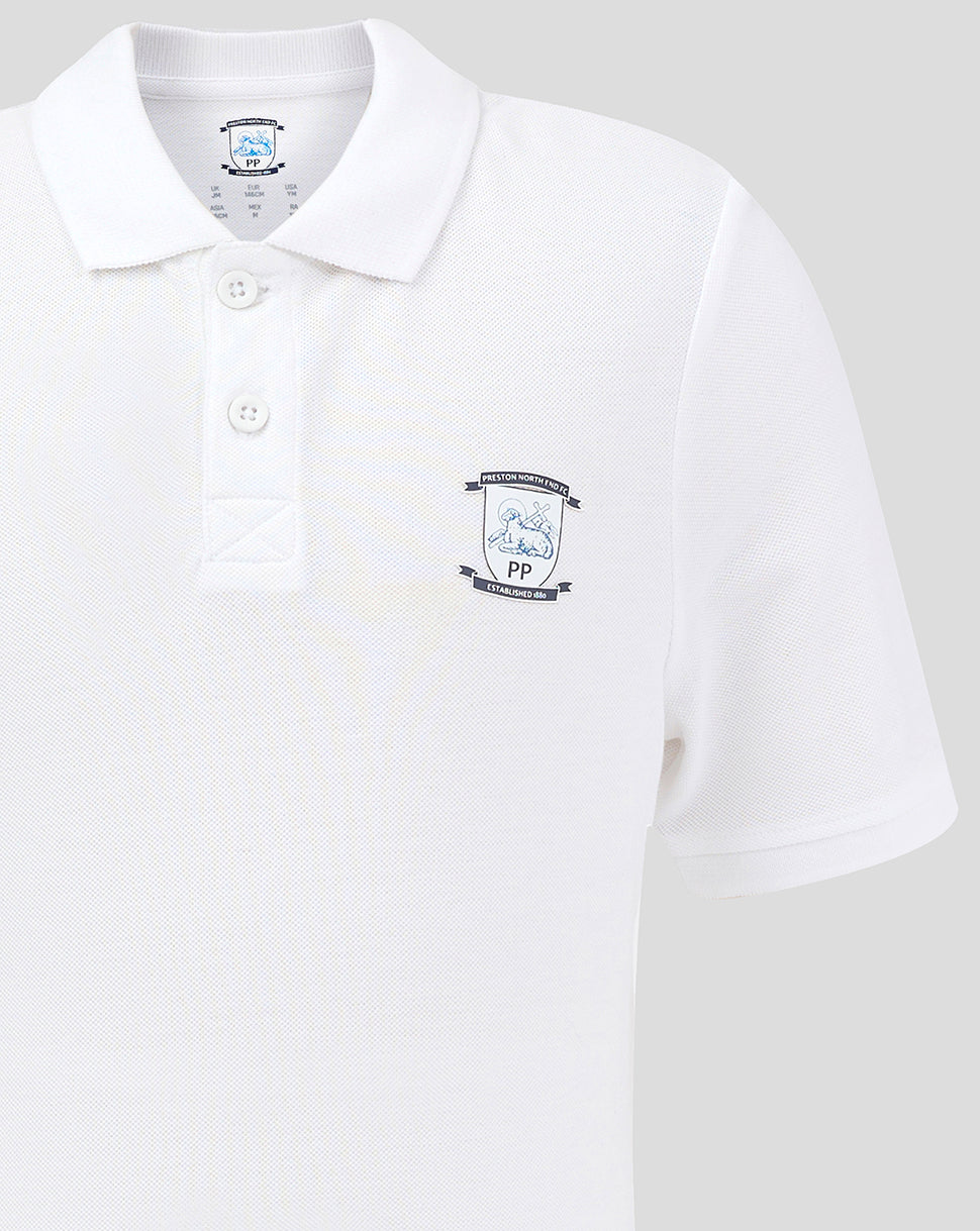 JUNIOR 24/25 CORE POLO - WHITE