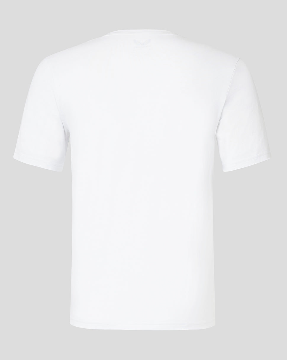 Mens 23/24 Training Leisure T-Shirt - White